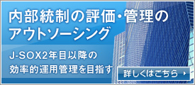 内部統制の評価・管理のアウトソーシング:J-SOX2年目以降の効率的運用管理を目指す - 内部統制(J-SOX)ならインターナレッジパートナーズ